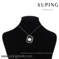 32119 xuping jewelry pearl jewelry Rhodium plated Micropaved Cubic Zirconia Diamond Oval Pear